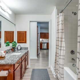 Bathroom bathroom with modern finishes