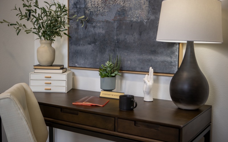 interior work from home space